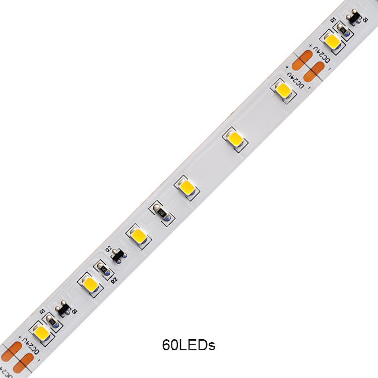 Nastro a LED White White SMD 2835 24V 60leds/m Striscia a LED di corrente costante